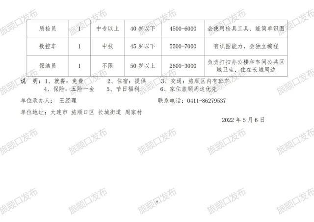 大同最新招工